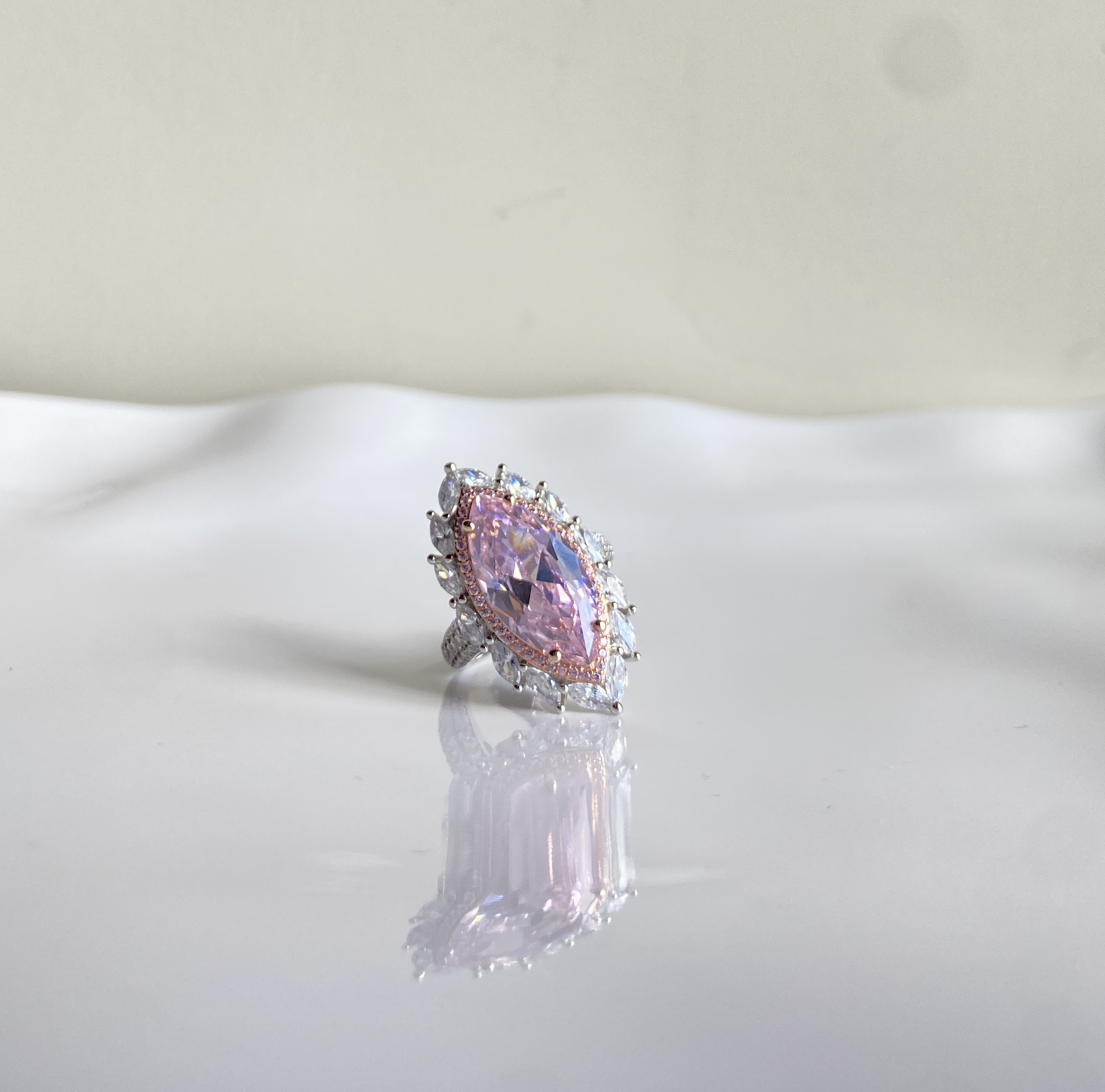 Anello Spiga pink